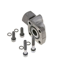 LK 55 Codo brida de bomba Fundición maleable con 20S (M30x2)