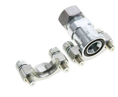 Brida de 3/4'' SAE 3000 PSI de acero con 18L (M26x1,5) ISO 6162-1