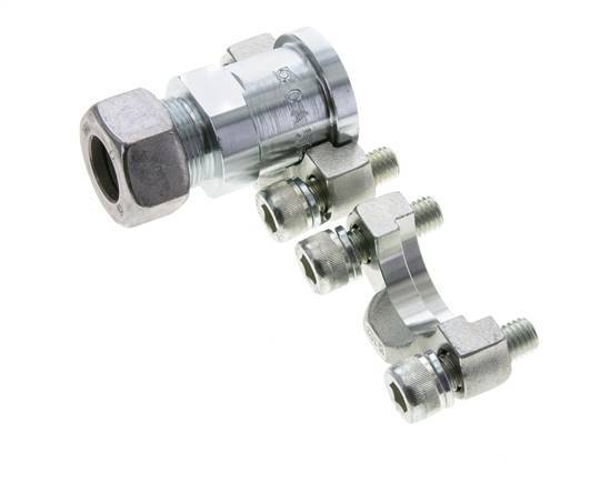 Brida de 3/4'' SAE 3000 PSI de acero con 18L (M26x1,5) ISO 6162-1