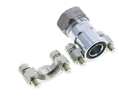 Brida 3/4'' SAE 3000 PSI Acero con 28L (M36x2) ISO 6162-1