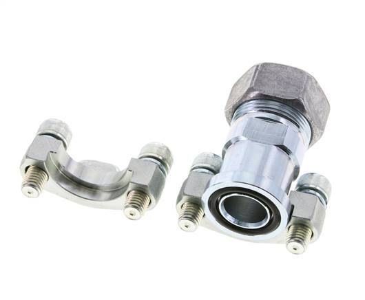 Brida 3/4'' SAE 3000 PSI Acero con 28L (M36x2) ISO 6162-1