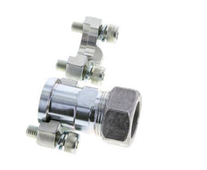 Brida 3/4'' SAE 3000 PSI Acero con 28L (M36x2) ISO 6162-1