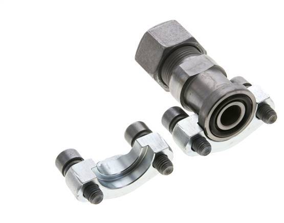 1/2'' Brida SAE 3000 PSI Acero con 16S (M24x1.5) ISO 6162-1