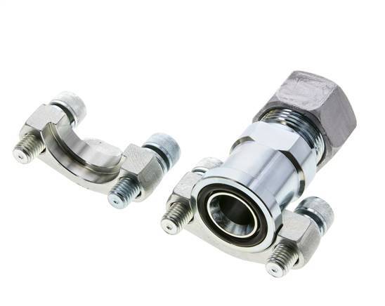 Brida 3/4'' SAE 3000 PSI Acero con 20S (M30x2) ISO 6162-1