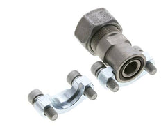 Brida 3/4'' SAE 3000 PSI Acero con 25S (M36x2) ISO 6162-1