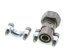 Brida 3/4'' SAE 3000 PSI Acero con 25S (M36x2) ISO 6162-1