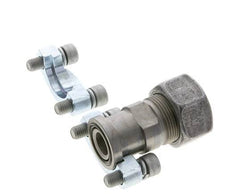 Brida 3/4'' SAE 3000 PSI Acero con 25S (M36x2) ISO 6162-1