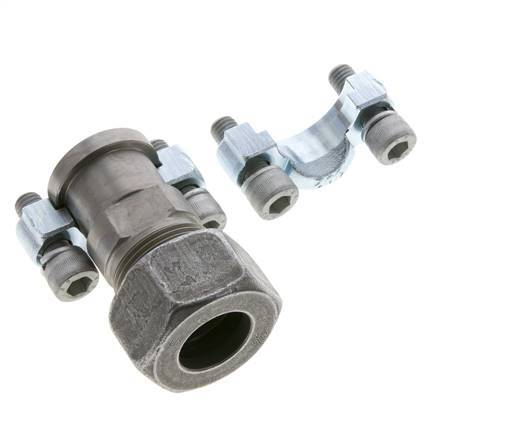 Brida 3/4'' SAE 3000 PSI Acero con 25S (M36x2) ISO 6162-1