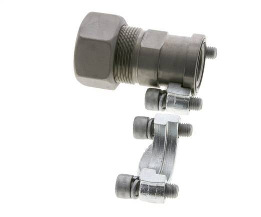 1'' SAE Flange 3000 PSI Steel with 30S (M42x2) ISO 6162-1