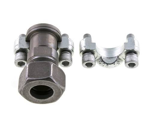 Brida 3/4'' SAE 6000 PSI Acero con 25S (M36x2) ISO 6162-2