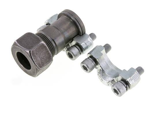 Brida 3/4'' SAE 6000 PSI Acero con 25S (M36x2) ISO 6162-2