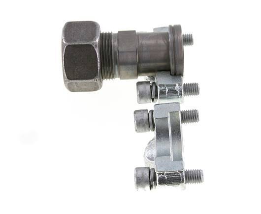 Brida 3/4'' SAE 6000 PSI Acero con 25S (M36x2) ISO 6162-2