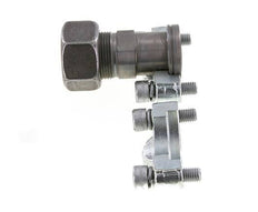 Brida 3/4'' SAE 6000 PSI Acero con 25S (M36x2) ISO 6162-2