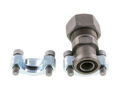 Brida 3/4'' SAE 6000 PSI de acero con 30S (M42x2) ISO 6162-2