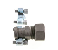 Brida 3/4'' SAE 6000 PSI de acero con 30S (M42x2) ISO 6162-2