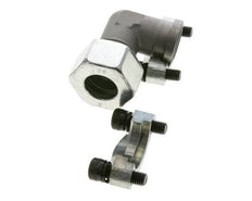 Codo 3/4'' Brida SAE 3000 PSI Acero con 25S (M36x2) ISO 6162-1