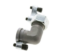 1'' Codo SAE Brida 3000 PSI Acero con 25S (M36x2) ISO 6162-1