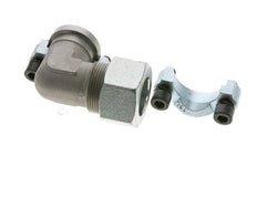 1'' Codo SAE Brida 3000 PSI Acero con 30S (M42x2) ISO 6162-1