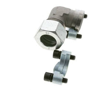 1'' Codo SAE Brida 3000 PSI Acero con 30S (M42x2) ISO 6162-1