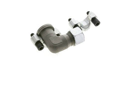 Codo 3/4'' Brida SAE 6000 PSI Acero con 20S (M30x2) ISO 6162-2