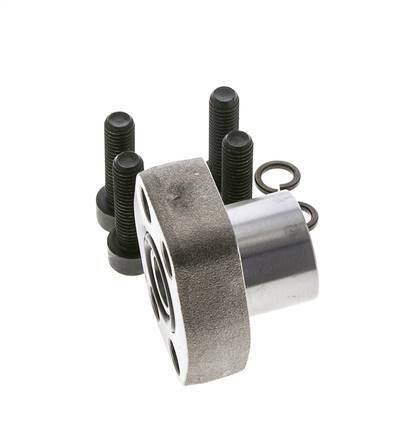 1/2'' Brida SAE 3000 PSI Acero liso con roscas hembra G3/8'' ISO 6162-1