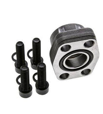 Brida 1'' SAE 3000 PSI Acero liso con rosca hembra G1'' ISO 6162-1