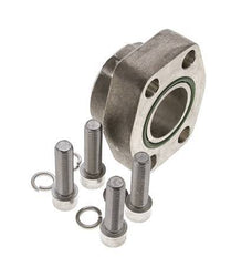 1-1/2'' SAE Flange 3000 PSI Stainless Steel with G1-1/2'' Female Threads ISO 6162-1
