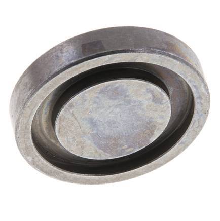 3/4'' SAE Placa Ciega 3000 PSI Acero ISO 6162