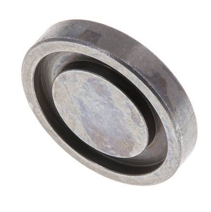 3/4'' SAE Placa Ciega 3000 PSI Acero ISO 6162