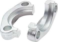 1/2'' Mitades de brida SAE 3000 PSI Acero inoxidable ISO 6162-1