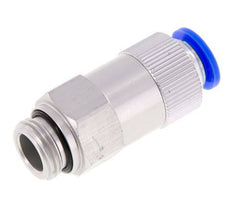Push-In Check Valve 12mm & G1/2'' Male Aluminum 0.2-10bar (3-145psi) Hose-Thread