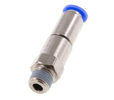 8mm & R1/4'' Quick Swivel Joint Push-In-Male Threads Nickel-Plated Brass/PBT NBR Rotatable