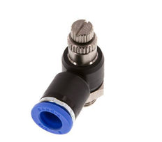 Flow Control Silencer Meter-Out Elbow 8 mm - G1/8'' Brass/PA 66