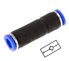 Racor rápido de 4 mm con bloqueo automático de latón/PBT 0-10bar (0-145psi) [2 piezas]