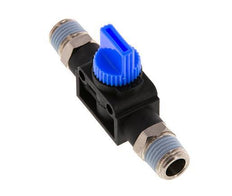 Válvula manual de cierre de 3/2 vías R1/4'' Plástico/Latón