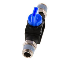 Válvula manual de cierre de 3/2 vías R1/4'' Plástico/Latón