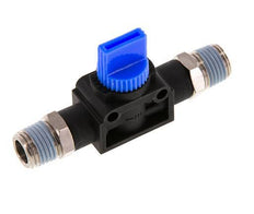 Válvula manual de cierre de 3/2 vías R1/4'' Plástico/Latón