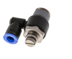 Flow Control Silencer Meter-Out Rotatable 10 mm - R1/2'' Brass/PA 66