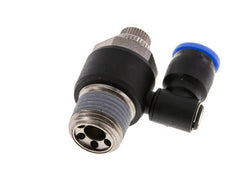 Flow Control Silencer Meter-Out Rotatable 10 mm - R1/2'' Brass/PA 66