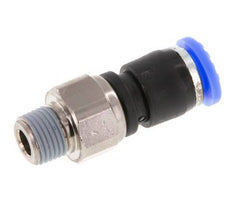 Junta giratoria de 6mm y R1/8'' Roscas macho de latón niquelado/PBT NBR Giratorio