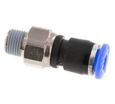 Junta giratoria de 6mm y R1/8'' Roscas macho de latón niquelado/PBT NBR Giratorio