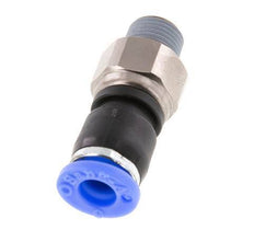 Junta giratoria de 6mm y R1/8'' Roscas macho de latón niquelado/PBT NBR Giratorio