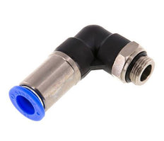 Push-In Fitting 12mm & G3/8'' Male Auto Shut-Off Elbow Brass/PBT 0-10bar (0-145psi)