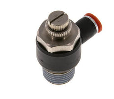 Flow Control Silencer Meter-In Elbow 8 mm - R1/2'' Brass/PA 66