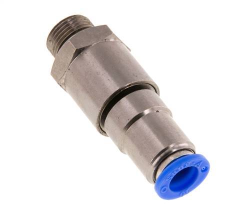 10mm & G3/8'' Quick Swivel Joint Push-In-Male Threads Nickel-Plated Brass/PBT NBR Rotatable