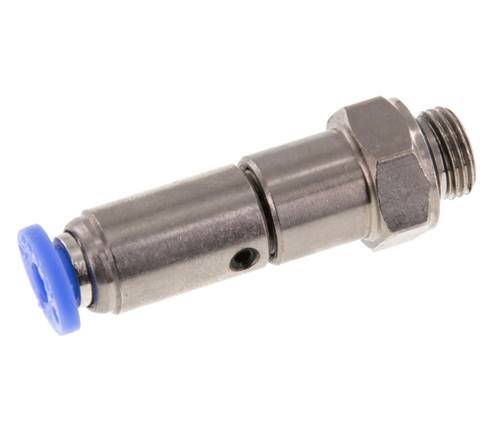 4mm & G1/8'' Quick Swivel Joint Push-In-Male Threads Nickel-Plated Brass/PBT NBR Rotatable