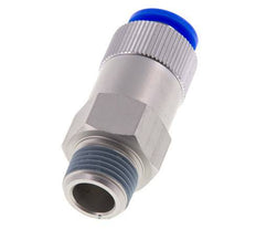Válvula de retención a presión de 12 mm y R1/2'' macho de aluminio 0,2-10bar (3-145psi) Rosca-manguera