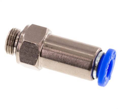 Válvula de retención a presión de 6mm y G1/8'' macho de latón/PBT 0,2-10bar (3-145psi) con rosca para manguera