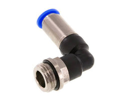 Push-In Fitting 10mm & G1/2'' Male Auto Shut-Off Elbow Brass/PBT 0-10bar (0-145psi)