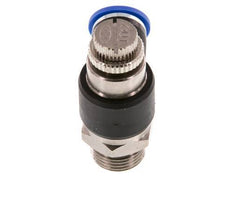 Flow Control Silencer Meter-Out Elbow 10 mm - G3/8'' Brass/PA 66